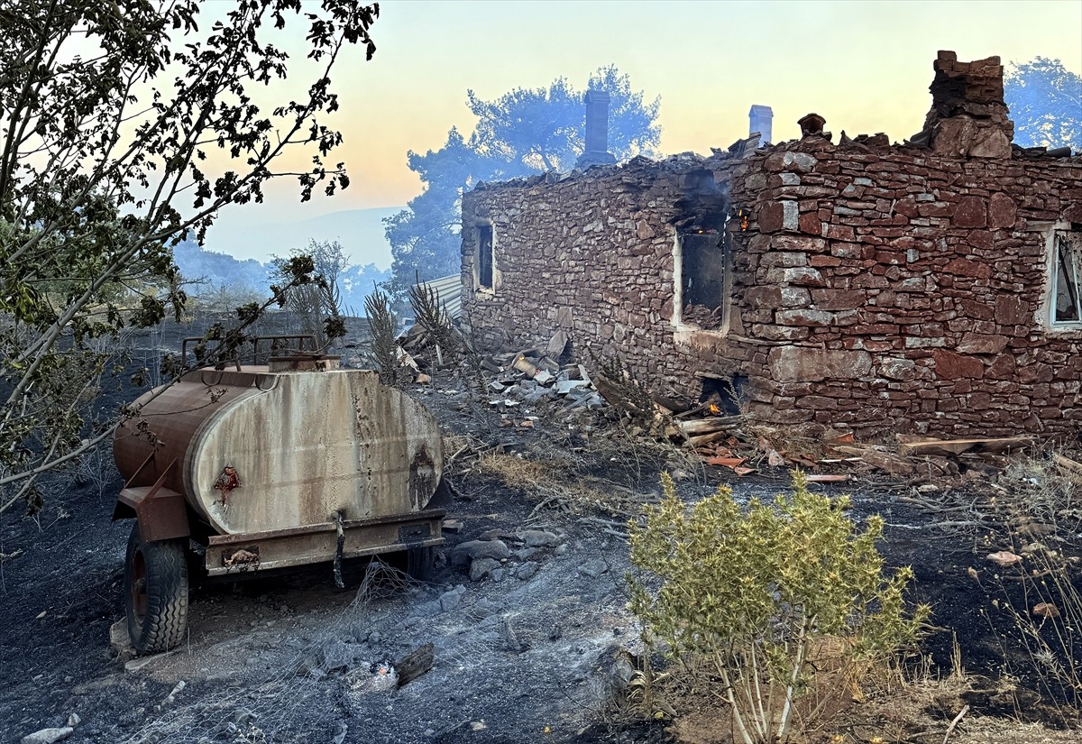 Manisa'nın Akhisar ilçesinde çıkan orman yangınına, müdahale ediliyor. Kocakağan Mahallesi'nin...