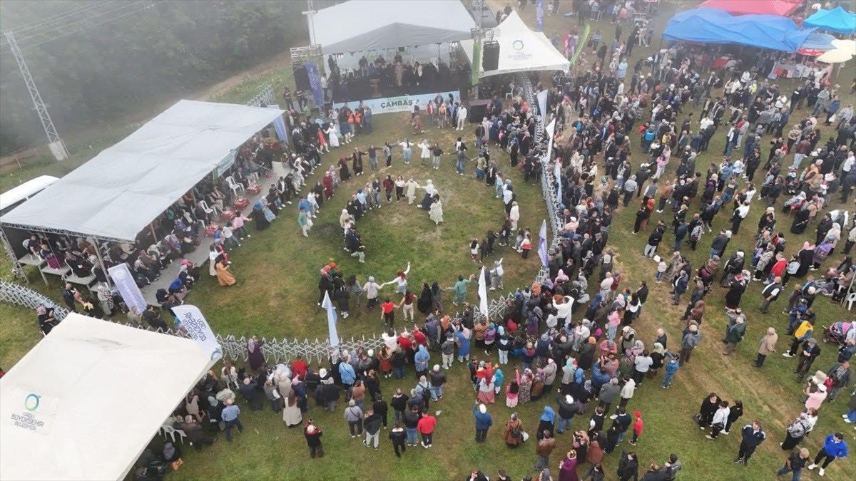 Ordu'nun Kabadüz ilçesindeki 2 bin rakımlı Çambaşı Yaylası'nda düzenlenen "22. Geleneksel Çambaşı...