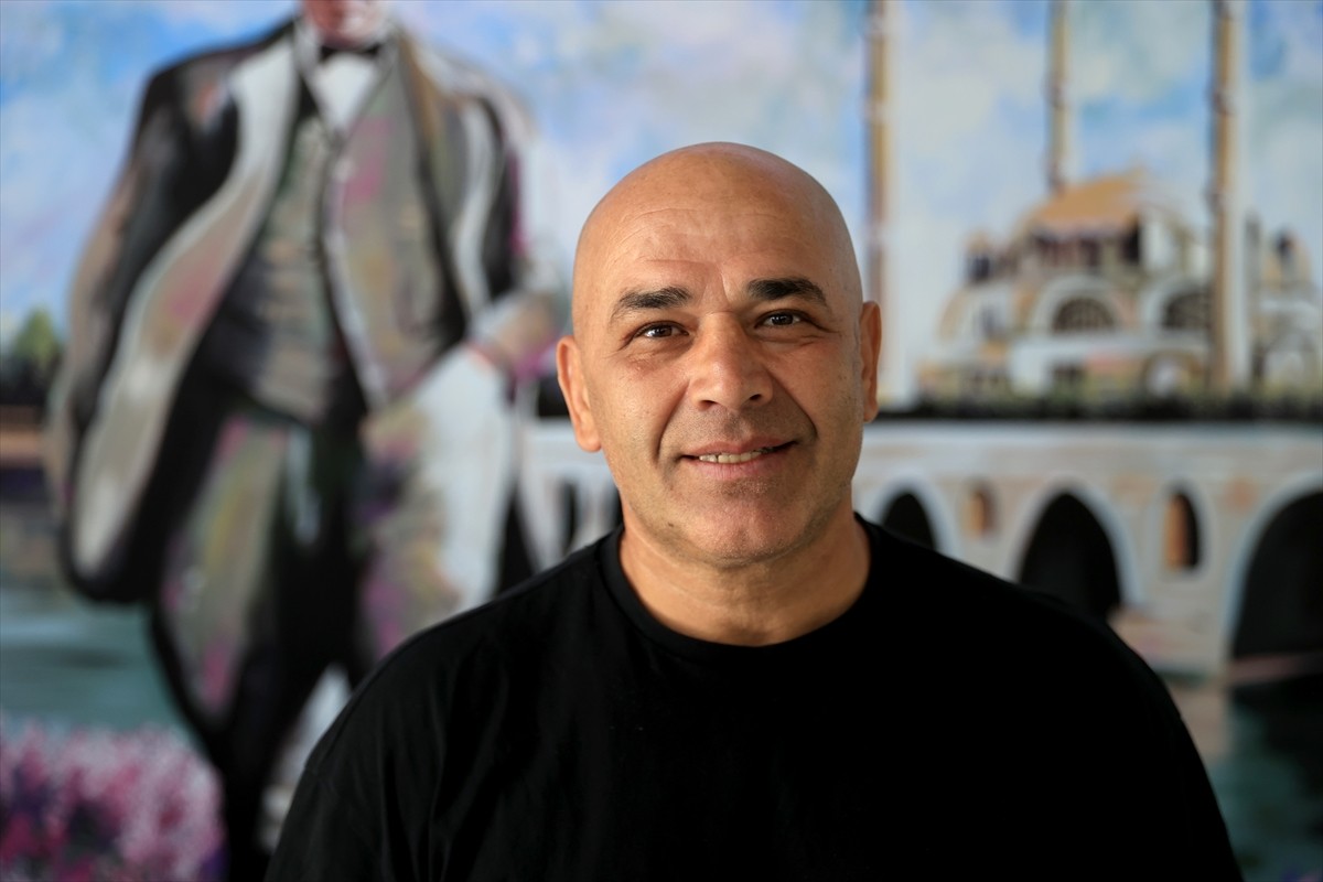 Tarihi Kırkpınar Güreşleri Başcazgırı Emin Ger, ustaları Pele Mehmet (Mehmet Tura) ve Şükrü...