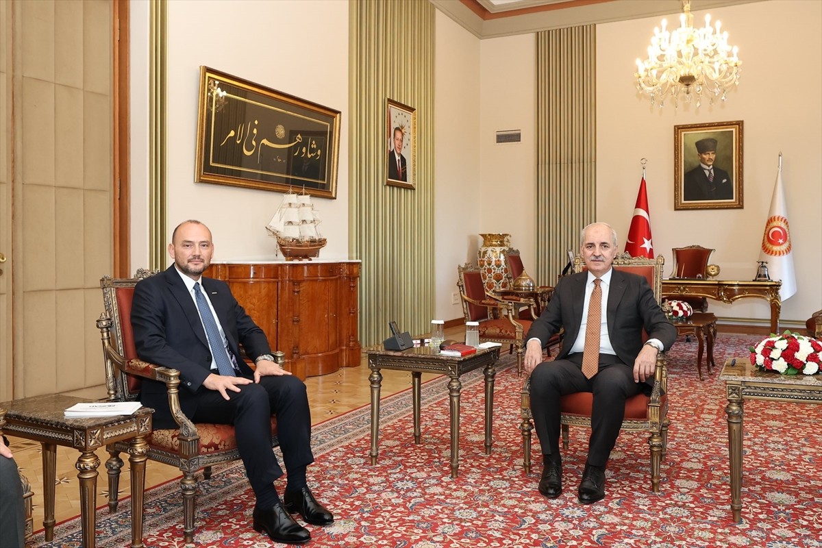 TBMM Başkanı Numan Kurtulmuş, Müstakil Sanayici ve İşadamları Derneği (MÜSİAD) Genel Başkanı...