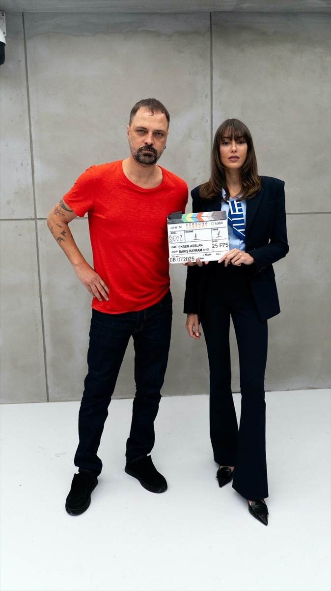  TRT'nin uluslararası dijital platformu tabii'nin yeni dizisi "Persona"nın çekimleri başladı. Krom...