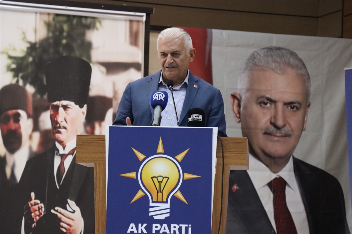 Türk Devletleri Teşkilatı Aksakallar Konseyi Başkanı Binali Yıldırım, Erzincan AK Parti İl...