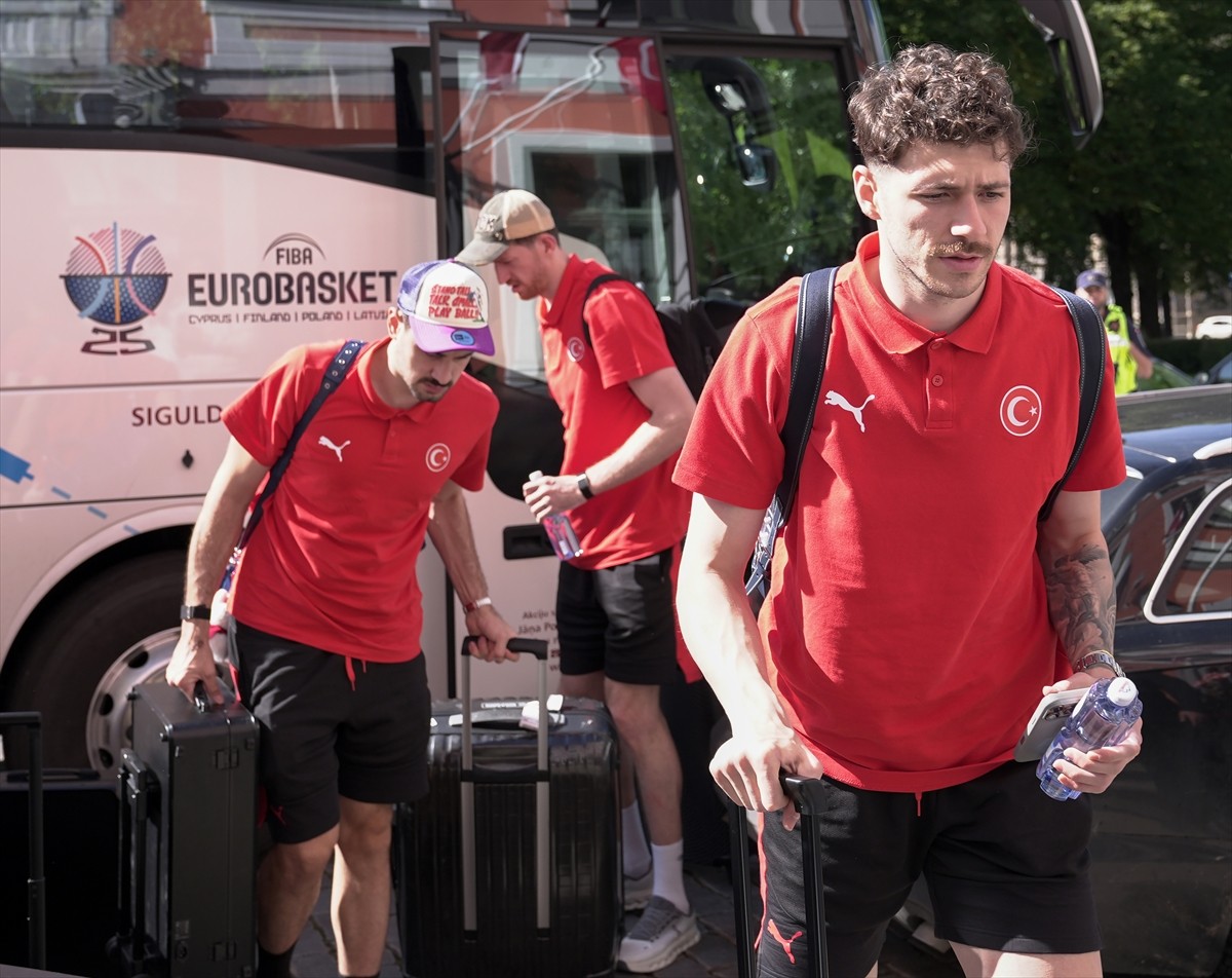 2025 Avrupa Şampiyonası'nda mücadele edecek A Milli Erkek Basketbol Takımı, Letonya'nın başkenti...