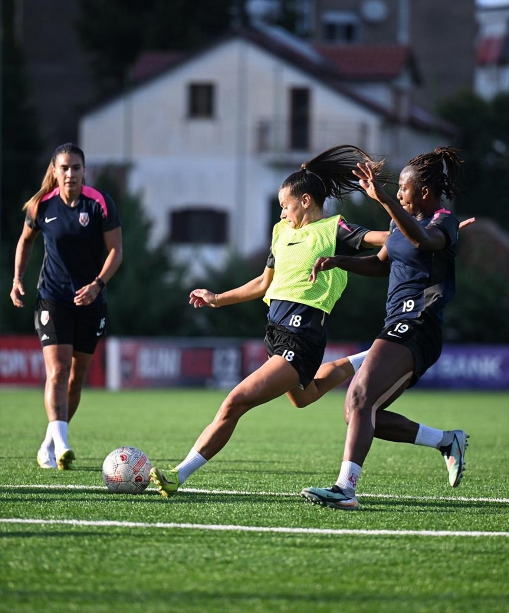 Ankara Büyükşehir Belediyesi (ABB) FOMGET Kadın Futbol Takımı, UEFA Şampiyonlar Ligi 1. eleme turu...