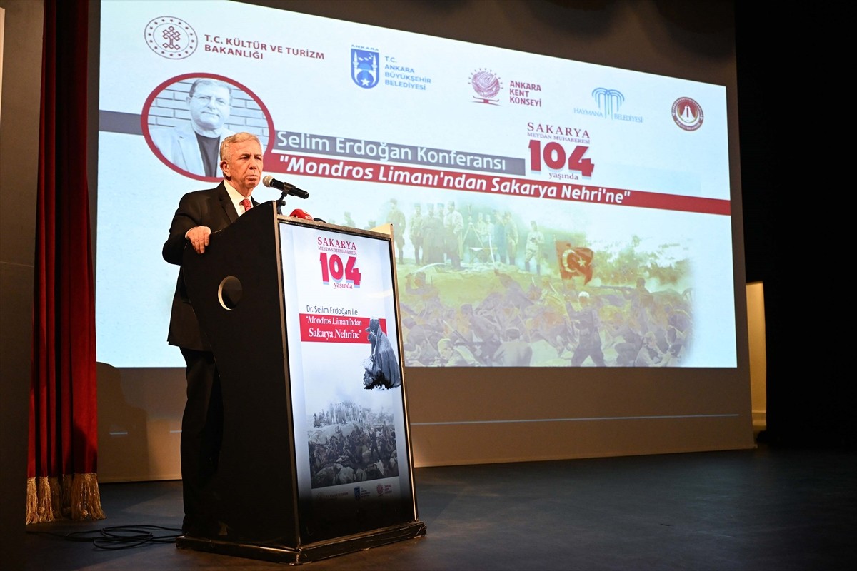 Ankara Büyükşehir Belediyesince (ABB), Sakarya Meydan Muharebesi'nin 104. yılına özel "Mondros...