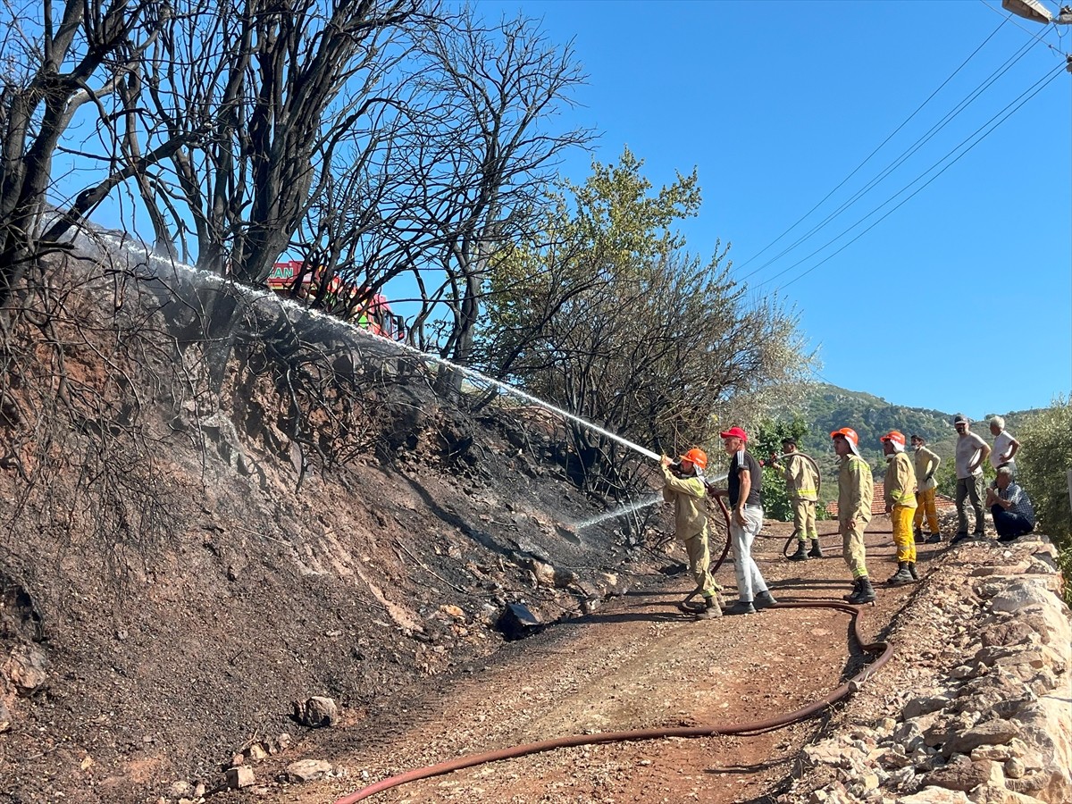 Antalya'nın Kumluca ilçesindeki ormanlık alanda çıkan yangın, ekiplerin hızlı müdahalesiyle...