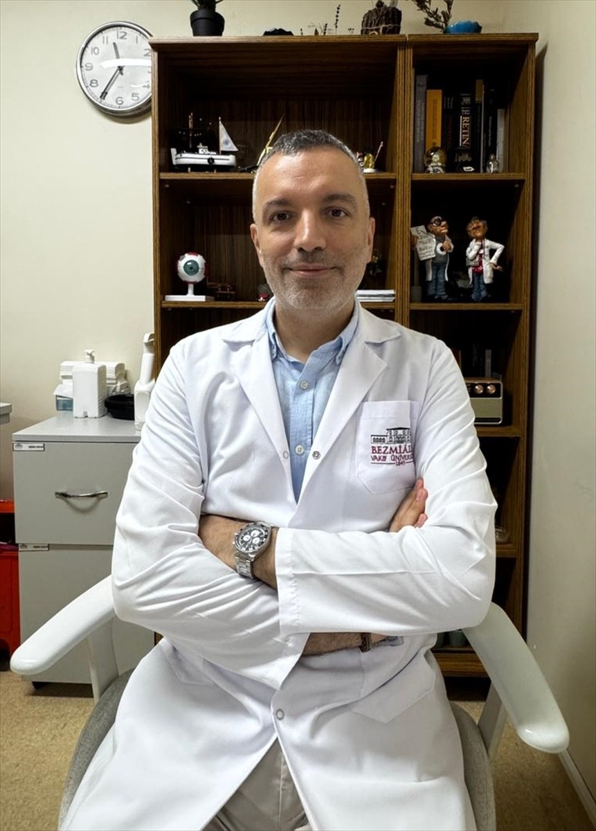 Bezmialem Vakıf Üniversitesi Hastanesi Göz Hastalıkları Uzmanı Prof. Dr. İbrahim Arif Koytak, AA...