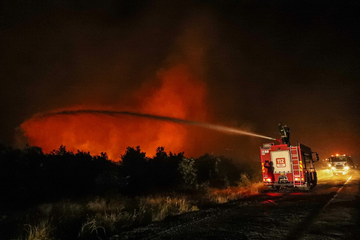 Diyarbakır'ın Hani ve Lice ilçeleri kırsalındaki ormanlık alanda çıkan yangınlara müdahale...