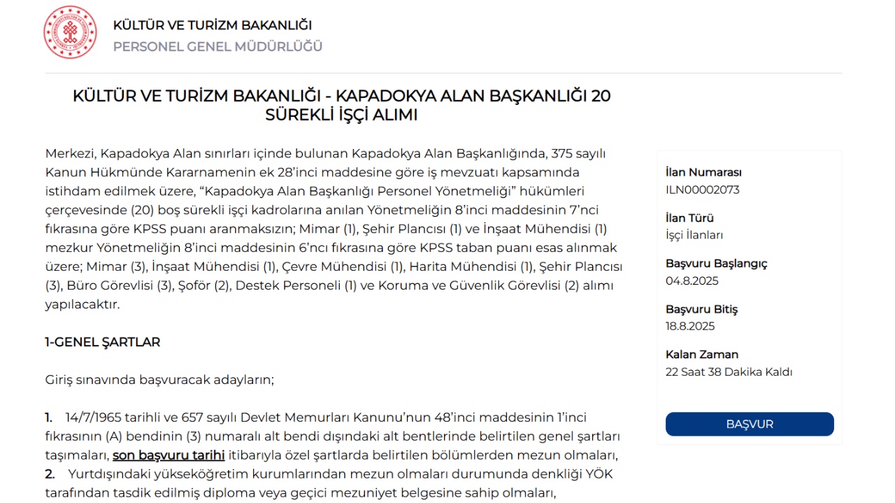KPSS'li KPSS'siz Alımda Son Saatler: 1670 Personel İçin Başvurular Bugün Sona Eriyor