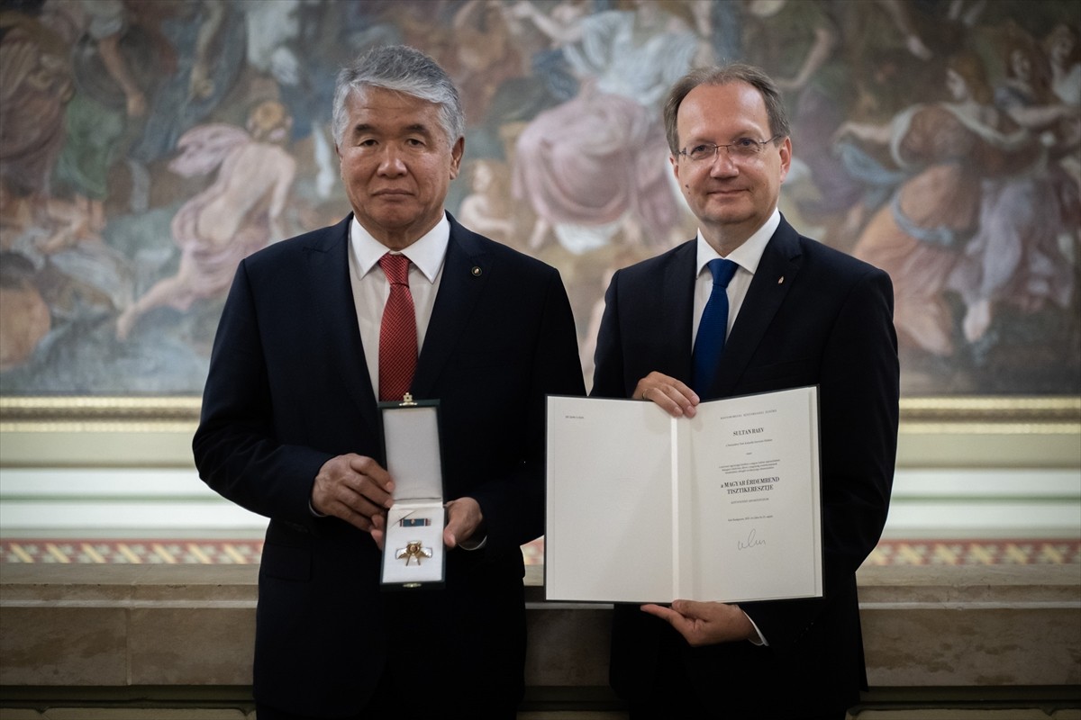  Macaristan'ın başkenti Budapeşte'de Türk Kültürü Teşkilatı (TÜRKSOY) Genel Sekreteri Sultan...