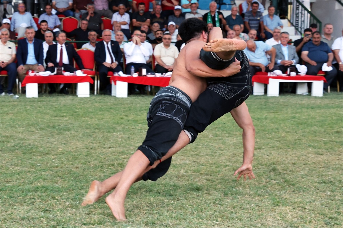 Malatya'nın Darende ilçesinde 72'ncisi düzenlenen Zengibar Karakucak Türkiye Şampiyonası'nın...