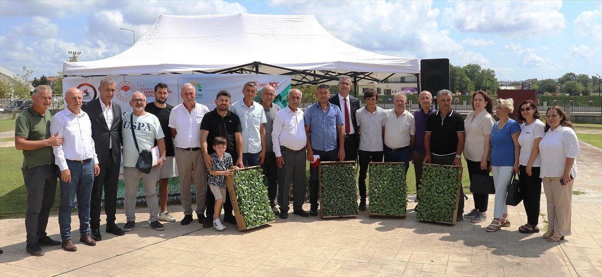 Samsun'un Bafra ilçesinde, Tarım ve Orman Bakanlığı'nın desteğiyle yürütülen "Kızılırmak...