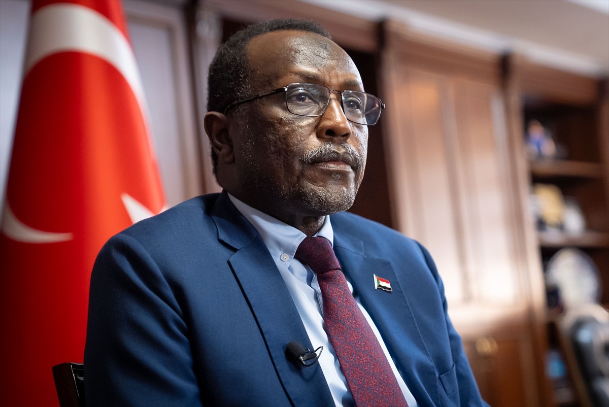 Sudan'ın Ankara Büyükelçisi Nadir Yousif Eltayeb, Sudan'daki son duruma ve gelişmelere ilişkin AA...