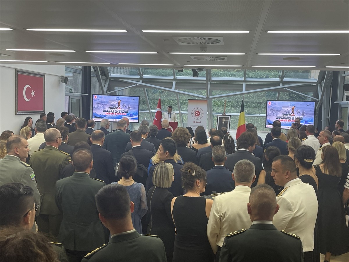 Türkiye'nin Brüksel Büyükelçiliği, 30 Ağustos Zafer Bayramı vesilesiyle resepsiyon verdi.