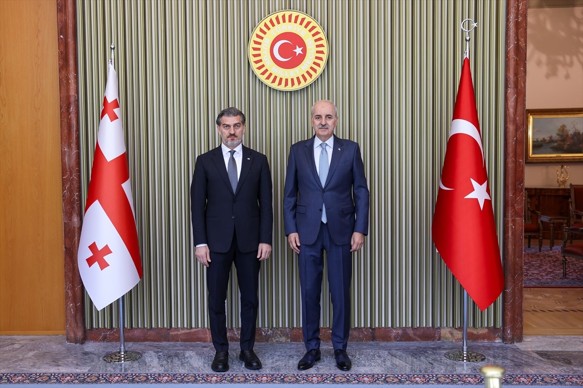 Türkiye Büyük Millet Meclisi Başkanı Numan Kurtulmuş (sağda), Türkiye'ye resmi ziyaret...