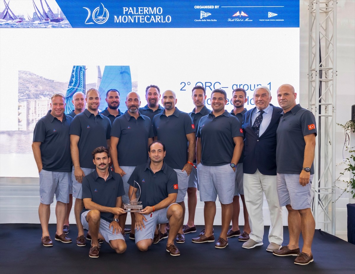 Yelkende İtalya'daki Palermo-Montecarlo 2025'te mücadele eden Arkas Sailing Team, ikinciliği elde...