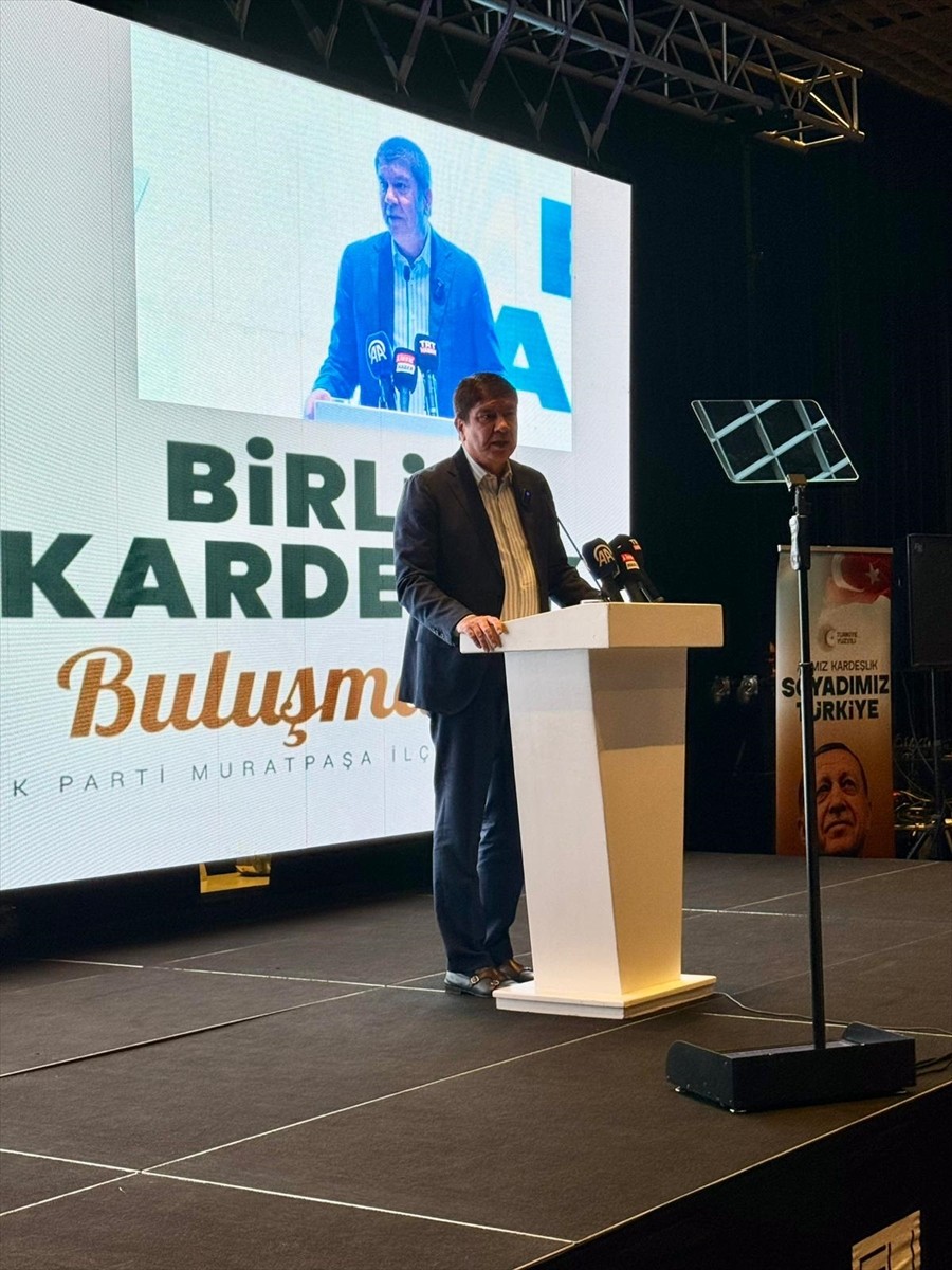 AK Parti Merkez Karar ve Yönetim Kurulu (MKYK) Üyesi Menderes Türel, Antalya'da bir otelde...