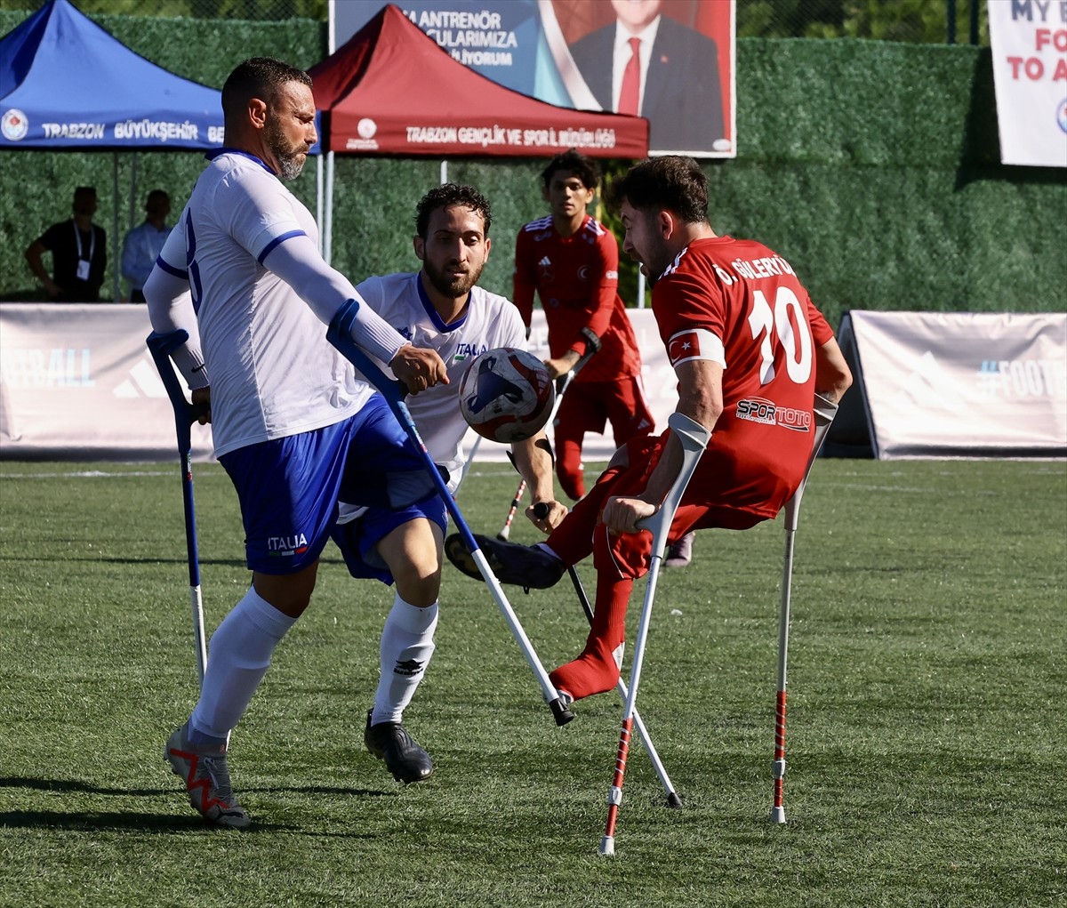 Avrupa Ampute Futbol Federasyonu (EAFF) 2025 Ampute Futbol Uluslar A Ligi ilk maçında Türkiye...