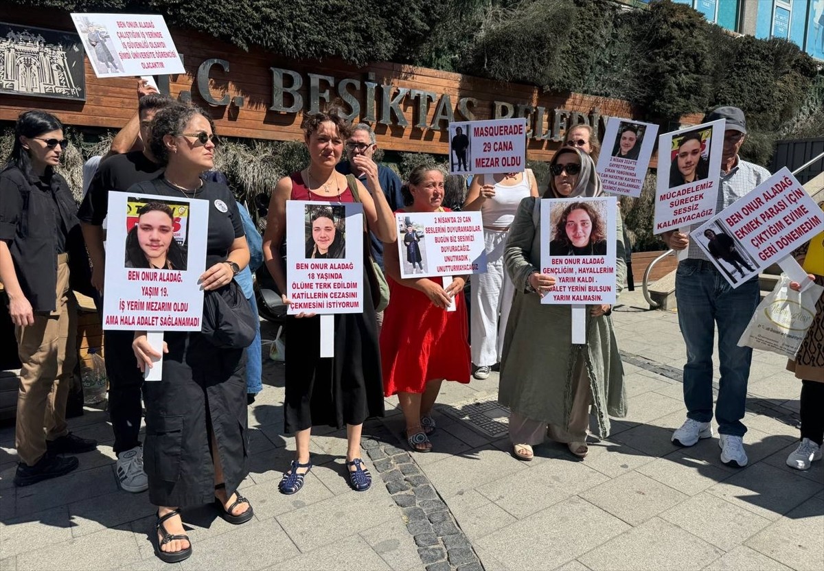 Beşiktaş'ta 2 Nisan 2024'te bir gece kulübünde tadilat sırasında çıkan yangında yaşamını yitiren...