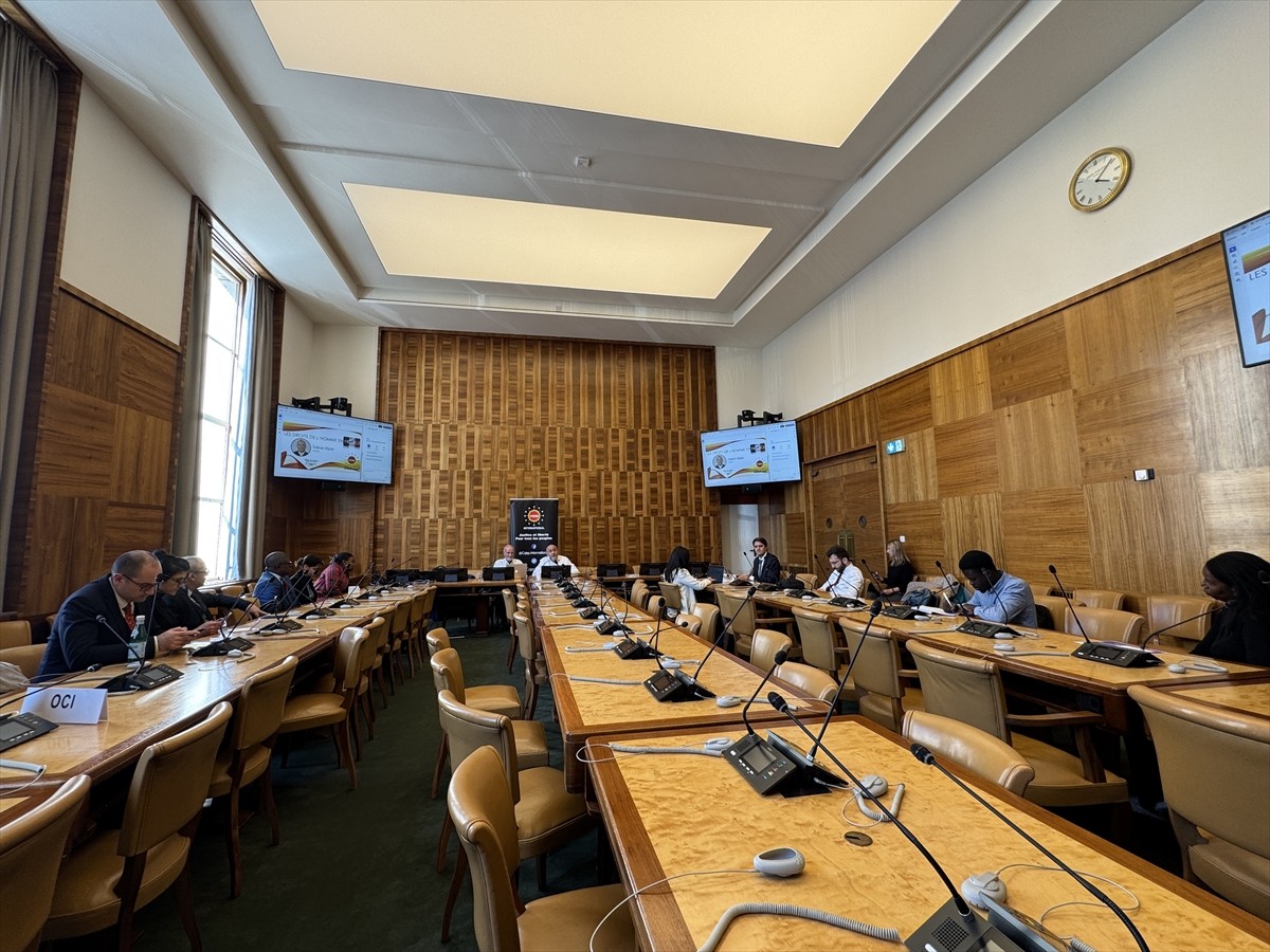 Birleşmiş Milletler (BM) Cenevre Ofisi'nde düzenlenen programda, Fransa'daki insan hakları...