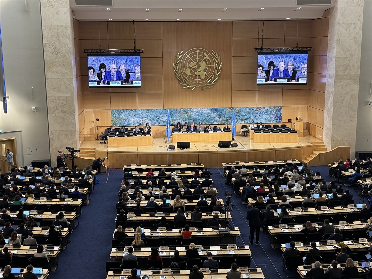 Birleşmiş Milletler (BM) İnsan Hakları Konseyi'nin (İHK) 60'ıncı Oturumu, BM Cenevre Ofisi'nde...