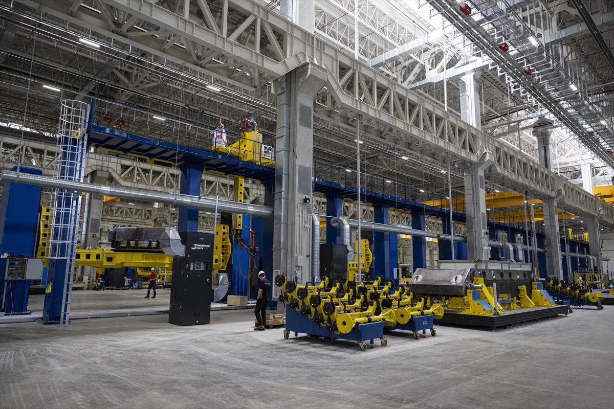 Çeliğin girip ALTAY Tankı'na dönüştüğü BMC'nin Ankara'daki üretim üssü ve seri üretim çalışmaları...