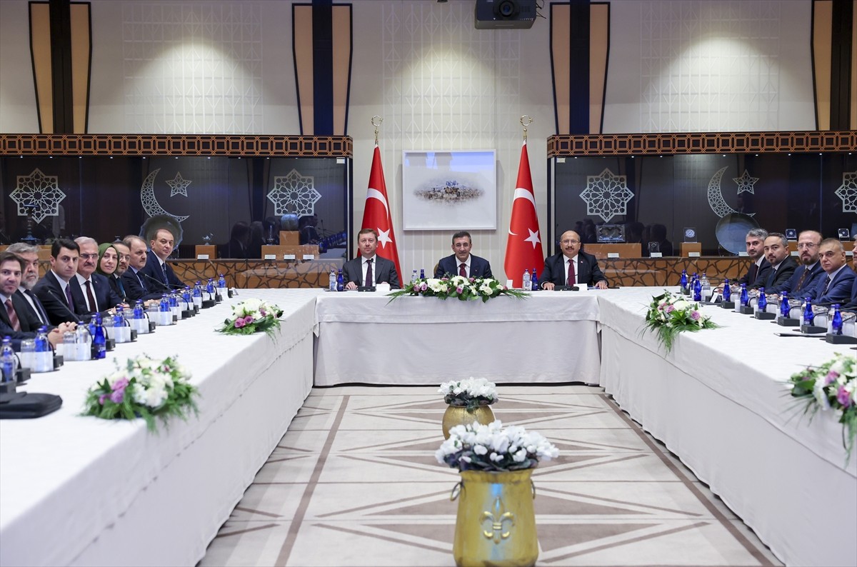 Cumhurbaşkanı Yardımcısı Cevdet Yılmaz başkanlığında, Cumhurbaşkanlığı Külliyesi'nde, "Vatandaş...