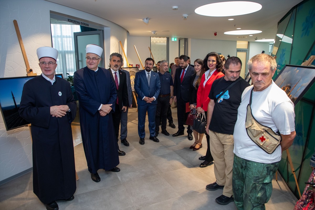 Hırvatistan'ın Sisak kentindeki Recep Tayyip Erdoğan İslam Kültür Merkezi'nde, fotoğraf...