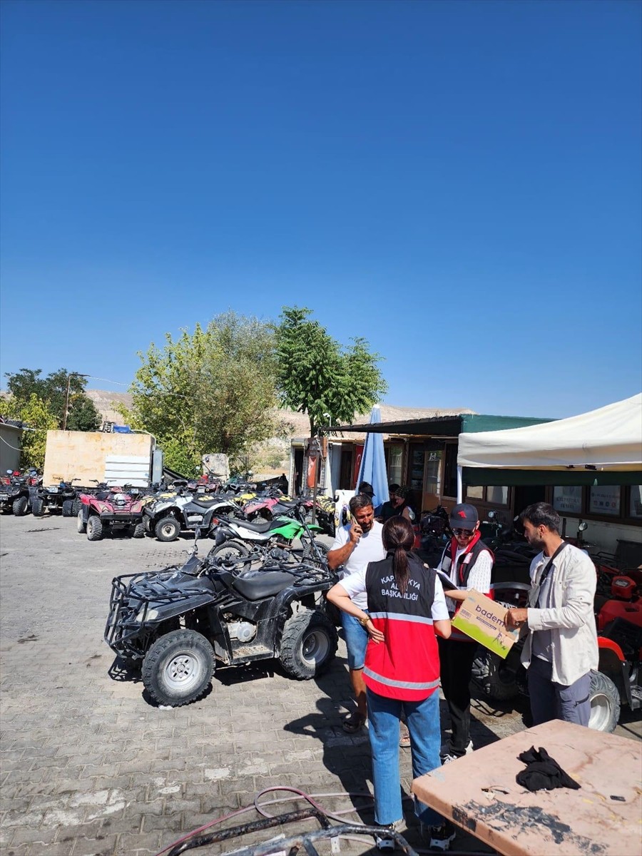 Kapadokya Alan Başkanlığı, kaçak faaliyet yürüten veya bölgenin doğal dokusuna zarar veren ATV tur...