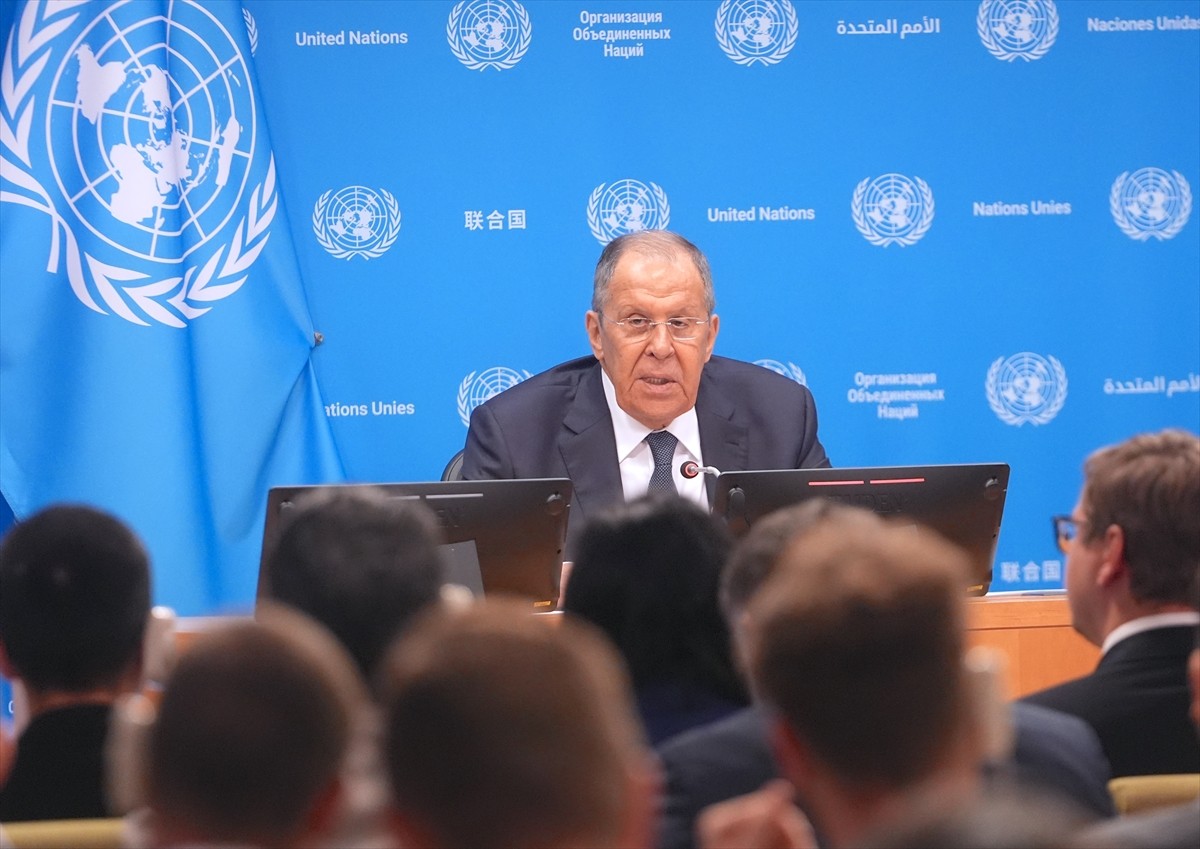 Rusya Dışişleri Bakanı Sergey Lavrov, Birleşmiş Milletler (BM) 80. Genel Kurulu yüksek düzeyli...