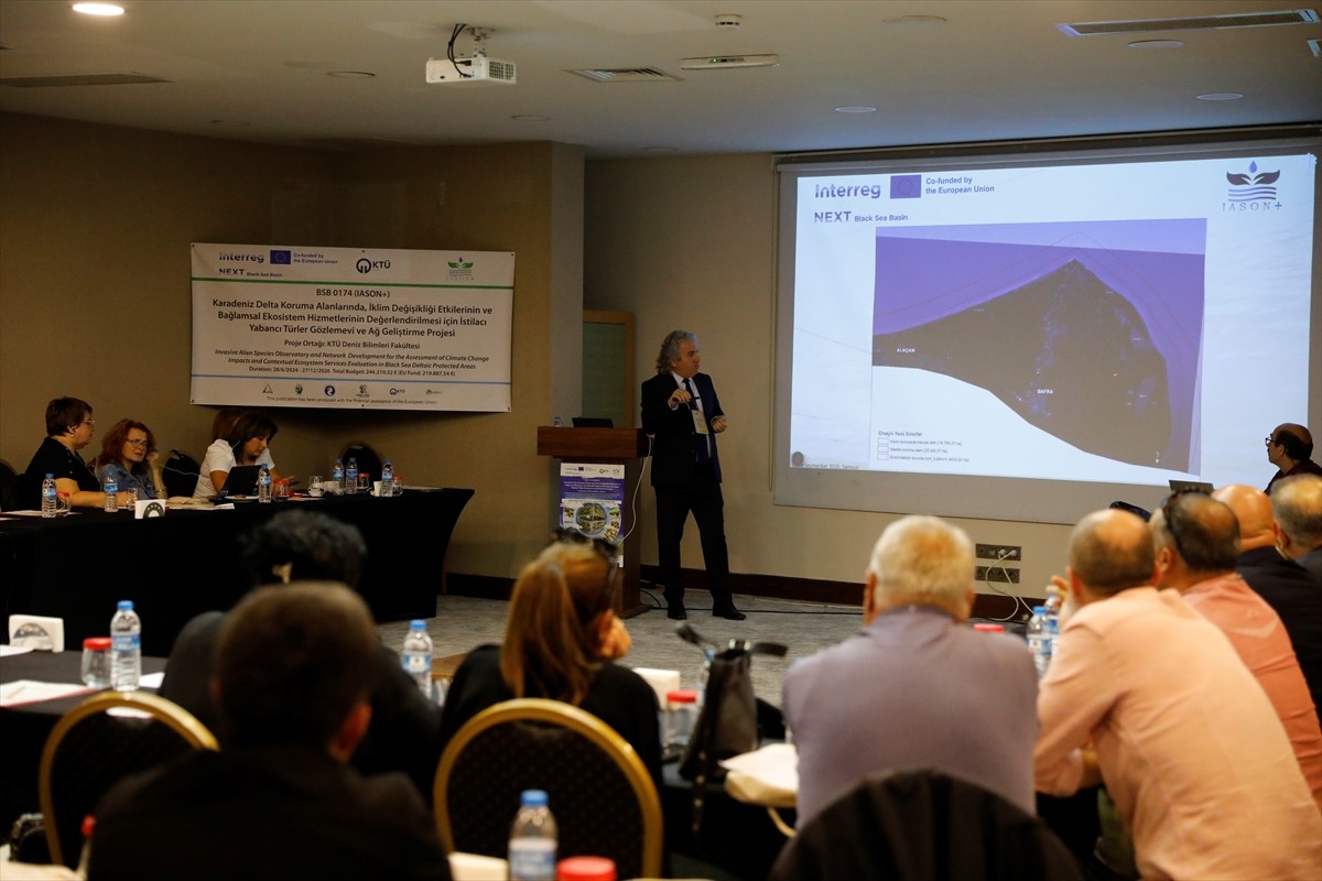Samsun'da AB Karadeniz Sınır Ötesi İşbirliği Programı kapsamında deltaları tehdit eden istilacı...