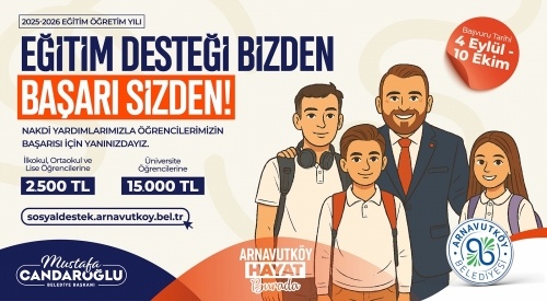 Tekirdağ ve Arnavutköy'den Eğitim Desteği: Kırtasiye ve 15.000 TL