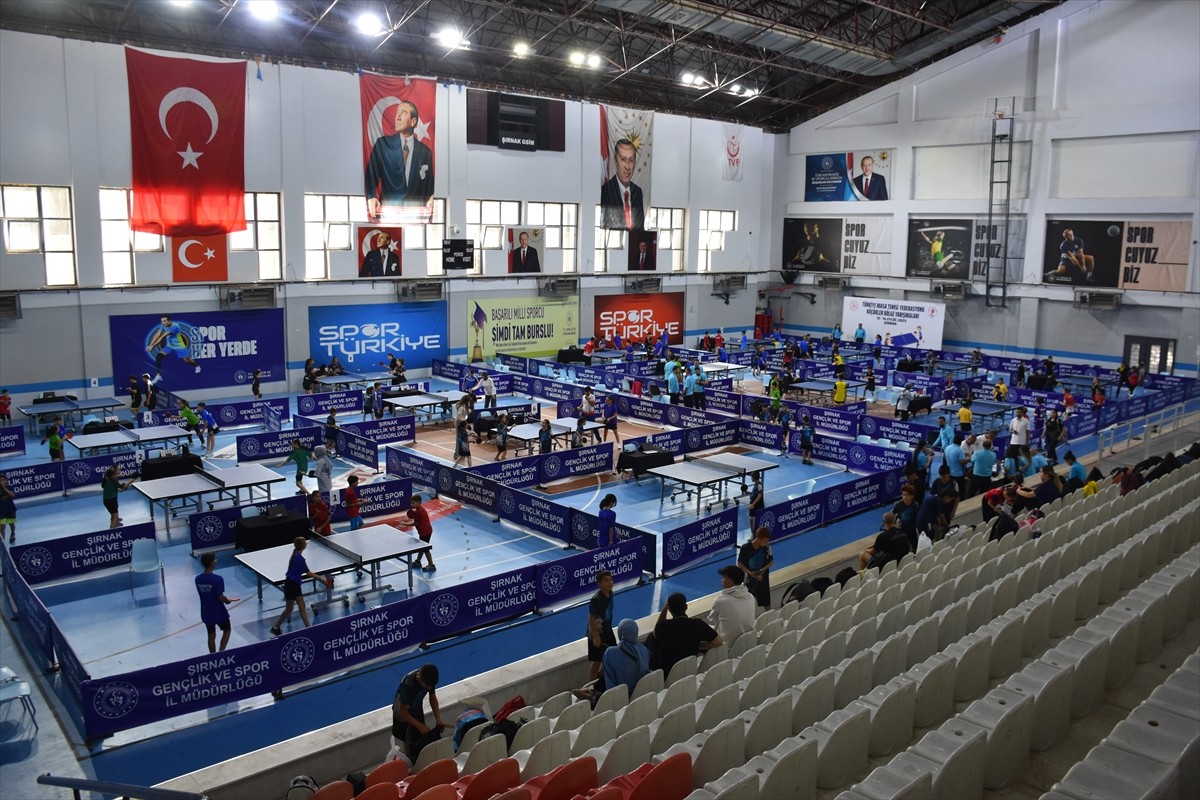 Türkiye Masa Tenisi Federasyonu organizasyonunda Şırnak'ta Küçükler Bölge Şampiyonası, Şırnak...