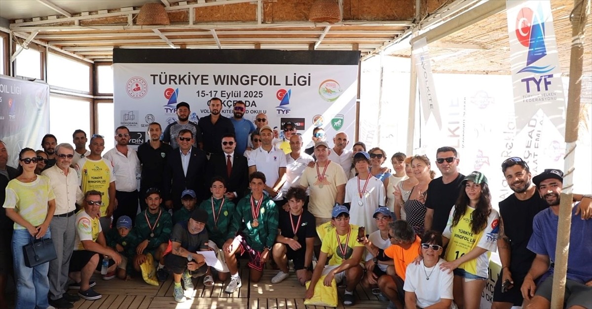 Türkiye Yelken Federasyonu (TYF) Wingfoil Ligi'nin 3. ayağı, Çanakkale'nin Gökçeada ilçesinde...
