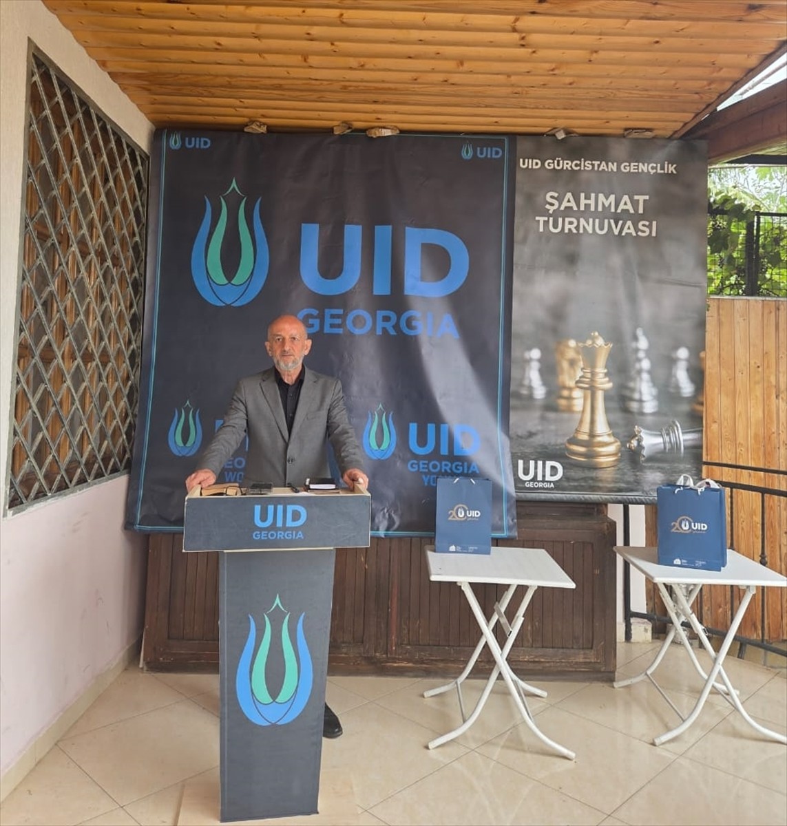 Uluslararası Demokratlar Birliği'nin (UID) Gürcistan Gençlik Kolu tarafından başkent Tiflis'te 4....