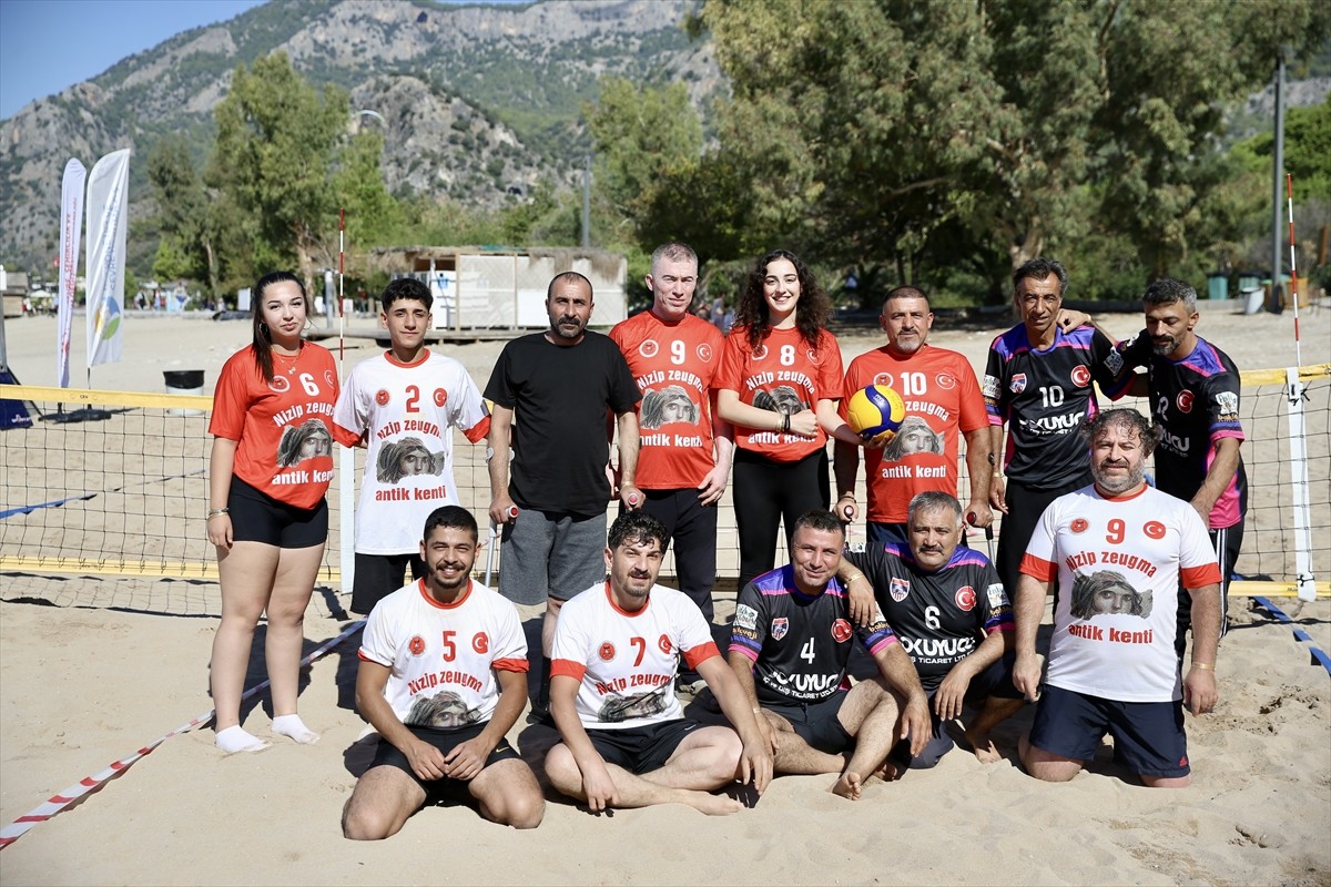 6. Uluslararası Fethiye Spor Festivali kapsamında bedensel engelliler plaj voleybolu turnuvası...