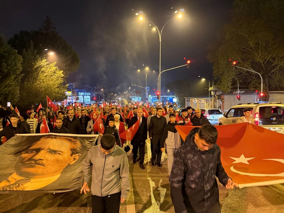 Bilecik'in Osmaneli ilçesinde 29 Ekim Cumhuriyet Bayramı'nın 102. yıl dönümü kutlamaları...