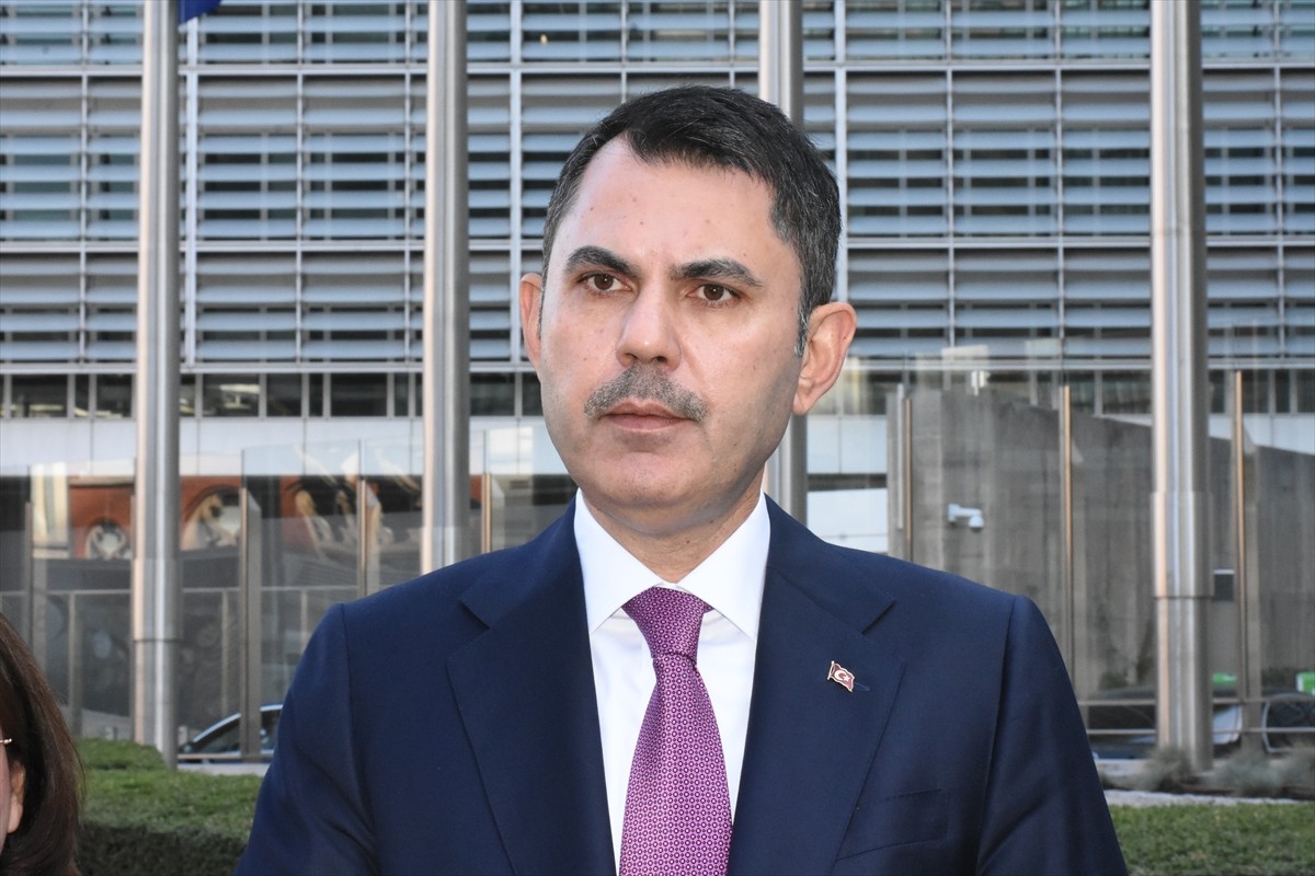 Çevre, Şehircilik ve İklim Değişikliği Bakanı Murat Kurum, Brüksel'de gerçekleştirilen...