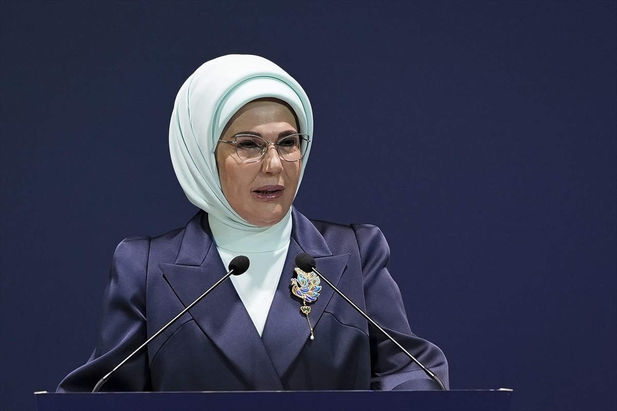 Cumhurbaşkanı Recep Tayyip Erdoğan'ın eşi ve Sıfır Atık Vakfı Onursal Başkanı Emine Erdoğan, Sıfır...