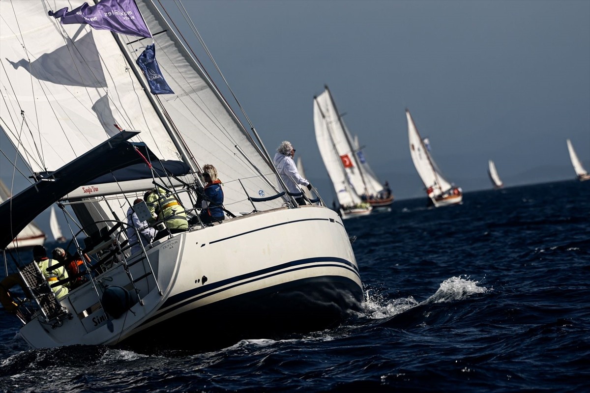 Muğla'nın Bodrum ilçesinde bu yıl 37'ncisi düzenlenen Maximiles Black The Bodrum Cup Yelken...