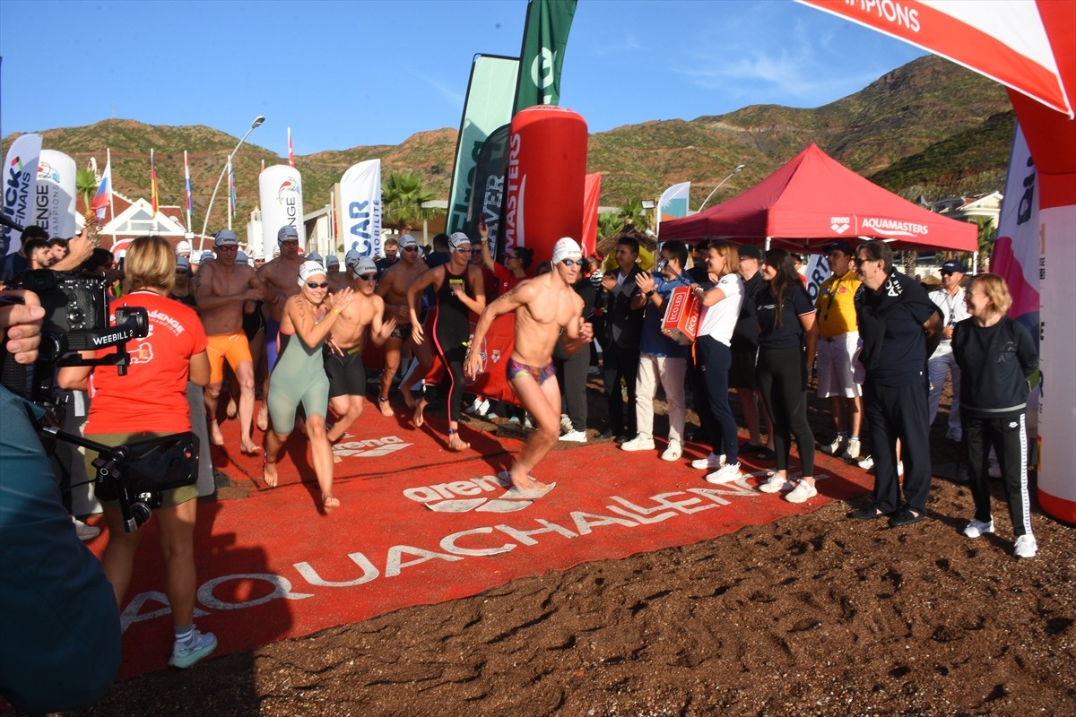 Muğla'nın Marmaris ilçesinde düzenlenen 25. Uluslararası Arena AquaChallenge Yüzme Şampiyonası...