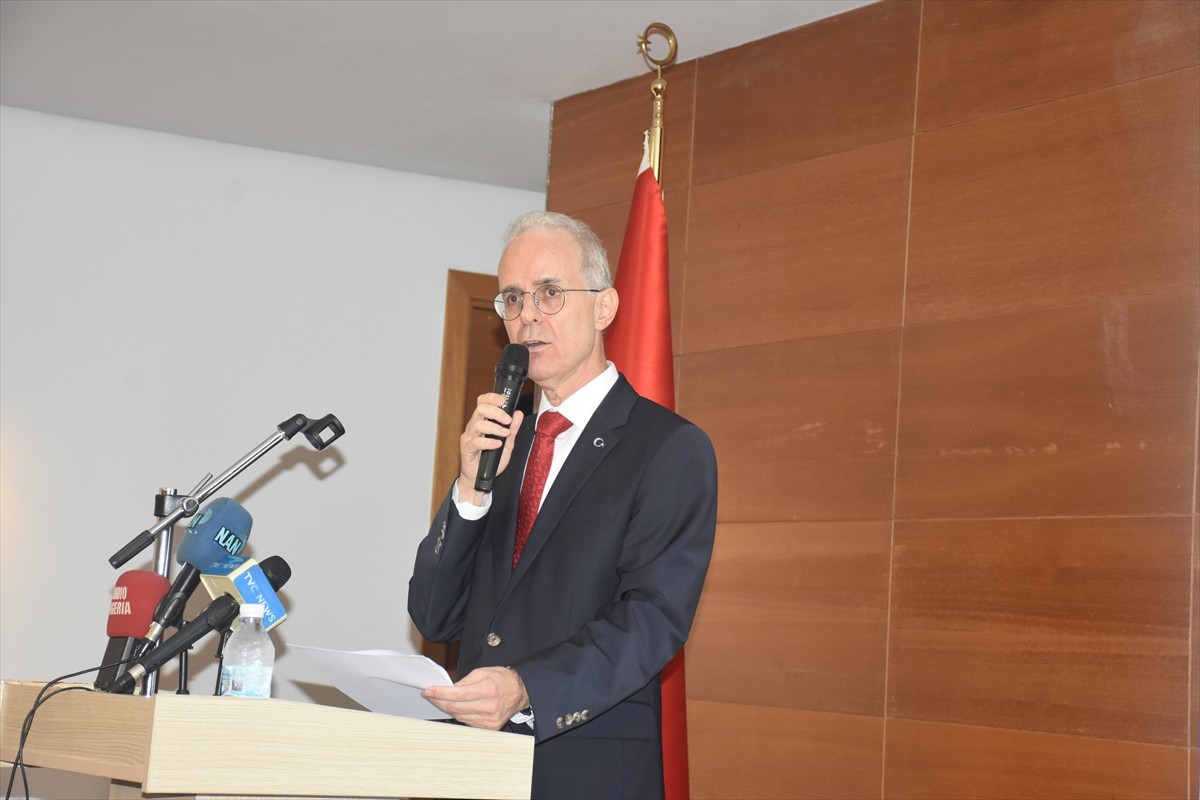 Nijerya'nın başkenti Abuja'da, Cumhuriyet'in kuruluşunun 102. yılı dolayısıyla resepsiyon...