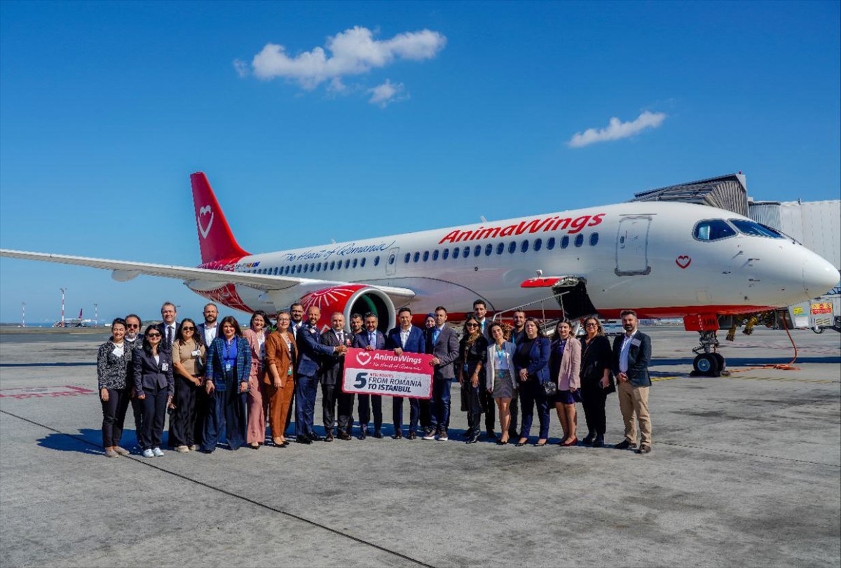 Romanya merkezli AnimaWings Hava Yolları, ülkenin beş şehrinden İstanbul Havalimanı'na seferlerini...
