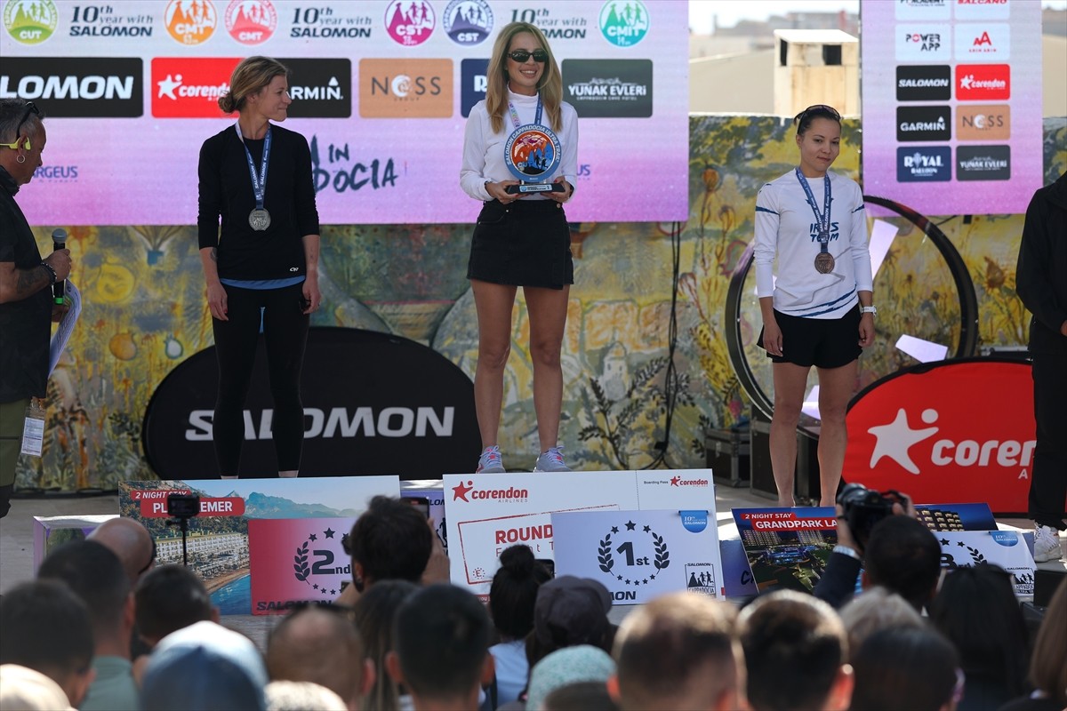 Salomon Kapadokya Ultra Trail Koşusu tamamlandı. Nevşehir'in Ürgüp ilçesinde bu yıl 12'ncisi 79...