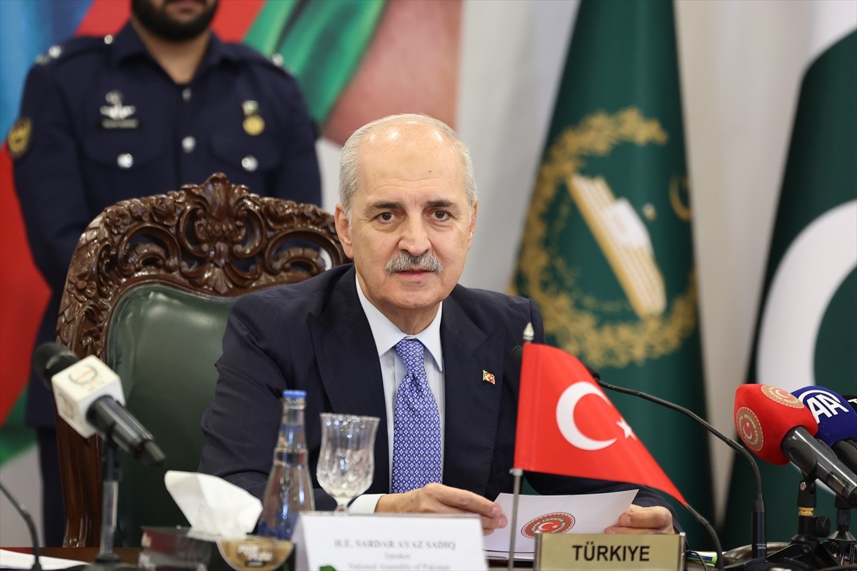 TBMM Başkanı Numan Kurtulmuş, Pakistan Ulusal Meclisi Başkanı Serdar Ayaz Sadık'ın ev sahipliğinde...