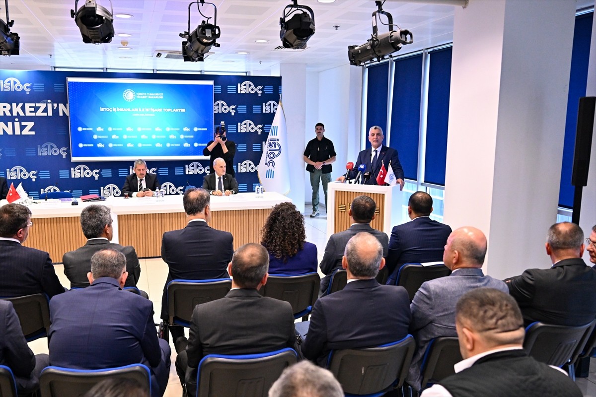 Ticaret Bakanı Ömer Bolat, İSTOÇ Ticaret Merkezi'ni ziyaret ederek, "İSTOÇ İş İnsanları İstişare...