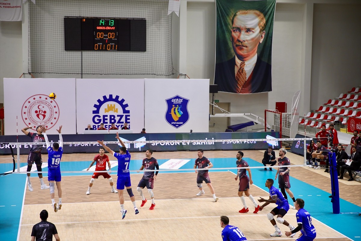 Voleybol SMS Grup Efeler Ligi'nin 2. haftasında Gebze Belediyespor ile Ziraat Bankkart Gebze Spor...