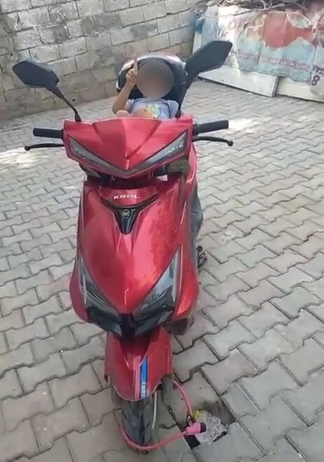 ADIYAMAN’DA, PARK HALİNDEKİ BİR MOTOSİKLET ÇALINDI.