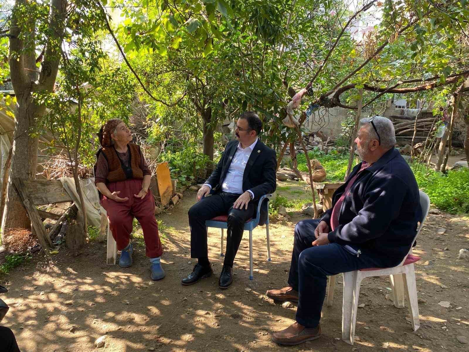 AİLE OCAĞIMIZ SULTANHİSAR PROJESİYLE VATANDAŞLARA ULAŞAN KAYMAKAM ALİ EKBER ATEŞ, HANE...