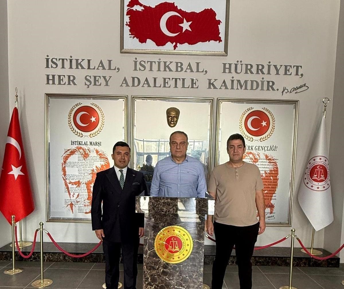 ANAYASA MAHKEMESİ BAŞKANVEKİLİ BASRİ BAĞCI, ZİYARET KAPSAMINDA ANAMUR CUMHURİYET BAŞSAVCISI TANJU...